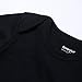 ROMPERINBOX Unisex Solid Baby Bodysuit 0-24 Months (3-6 months, Black long sleeve)