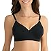 Fruit of the Loom Women's Seamless Wire Free Lift Bra Bra, Black, 36B