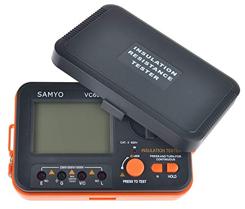 Samyo VC60B+ Digital Insulation Resistance Tester Megohmmeter MegOhm DCV ACV Meter - Thumbnail 2