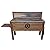 Backyard Expressions 913284 Decorative Outdoor Wooden Cooler