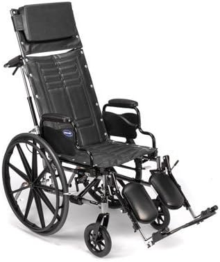 Reclining Manual Wheelchair (Invacare Tracer SX5 Recliner w/Desk-Length Arm and Elevated Legrests - Size 16 x 16) by Sx5