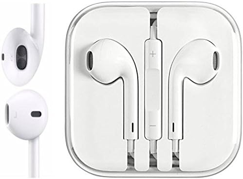 JUSTO Wired In-Ear Headphone with 3.5mm Jack & Mic, White