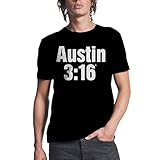 WWE Stone Cold Steve Austin 3:16 Mens Black T-shirt M