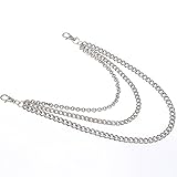 UIYTR Pants Chain Steampunk Belly Waist Chain Bullet Jeans Belts Rock Motorcycle Locomotive Style (Rock)