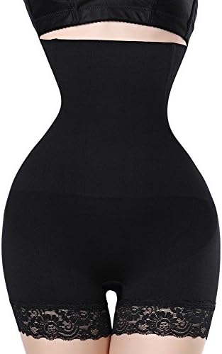 AICONLWomen's Hi-Waist Body Shaper Butt Lifter Shapewear Trainer Tummy Control Panties Seamless Thigh Slimmers