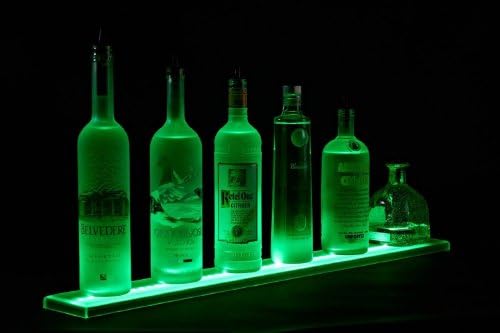 32" LED Liquor bottle stand , LED Liquor Bottle Shelf, 2' 8" Bottle Display, bottle shelf