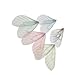 OULII 10pcs Beautiful Butterfly Wings Charms for DIY Jewelry Crafts Making Earring Necklace Hair Clip Decoration (Random Color)