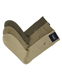 Hombres ampliado tamaño vestido de calcetines de Polo Ralph Lauren 3-pack extra suave