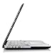 iDOO Matte Rubber Coated Soft Touch Plastic Hard Case for MacBook Pro 13 inch Retina Without CD Drive Model A1425 and A1502 Rich Black Marble