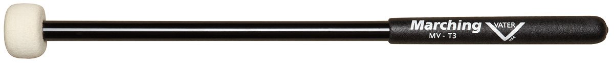 Vater DrumSticks T3 - Multi-Tenor Mallet - Aluminium Shaft - Black