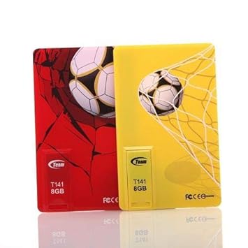 16 Go 2x8go 2 Clés Usb Coupe Du Monde Un Carton Jaune Et