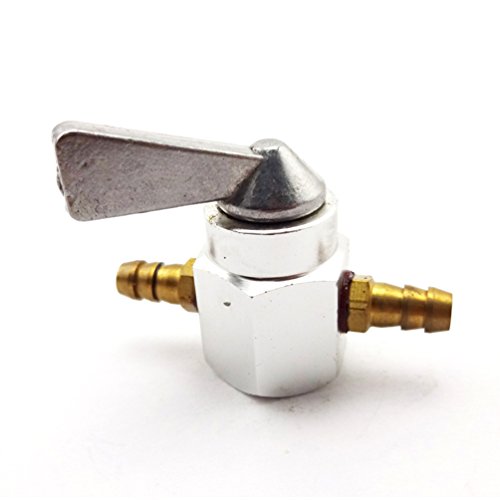 XLJOY 6mm 1/4" Inch Fuel Gas Tank Tap Inline Petcock Valve Switch Pet Cock for Pit Dirt Motor Bike Motorcycle ATV 4 Wheeler