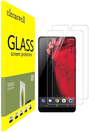 [2 Pack]ELECNEWELL Essential Phone Screen Protector,[Anti-Glare] [Anti-Fingerprint] Premium Tempered Glass Screen Protector for Essential Phone