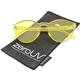 zeroUV - One Piece PC Lens Rimless Ultra-Bold Colorful Mono Block Sunglasses 60mm