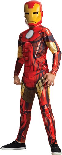 Rubies Marvel Universe Classic Collection Avengers Assemble Iron Man Costume, Child Medium Rubies Marvel Universe Classic Collection Avengers Assemble Iron Man Costume, Child Medium