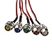 5pcs/Lot LED Indicator Light Lamp Pilot Dash Directional Car Truck Boat blue red green yellow white (5pcs A)