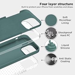 COFFKER Designed for iPhone 14 Pro Case, Liquid