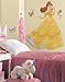 RoomMates RMK1464GM Beauty and the Beast Belle Peel and Stick Giant Wall Decal with Gems