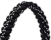 Flaskars Paracord Handle for Hydro Wide Mouth 12oz - 64 oz Sport Water Bottle Flask Strap Carrier (Black Speckled)