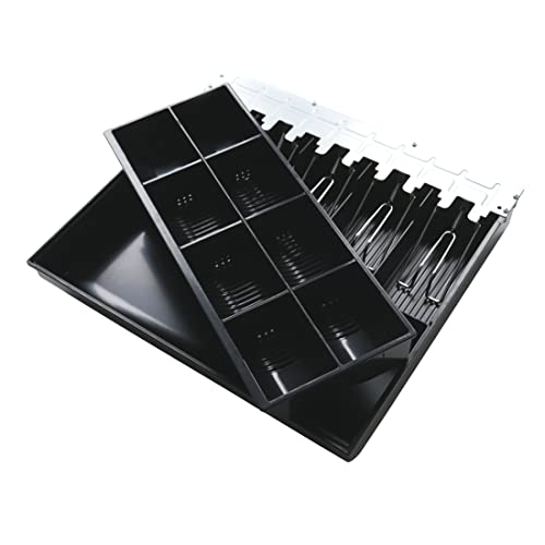 Vassoio Portacontanti, Vassoio Portamonete, Scomparti Regolabili, Meccanismo a Molla, Inserto Sostituibile, HDWR HD-WS41