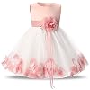 Sawanica Doopjurk, babybloemenavondjurk, voor kleine meisjes, bruiloft, mouwloze cocktailjurk, prinses