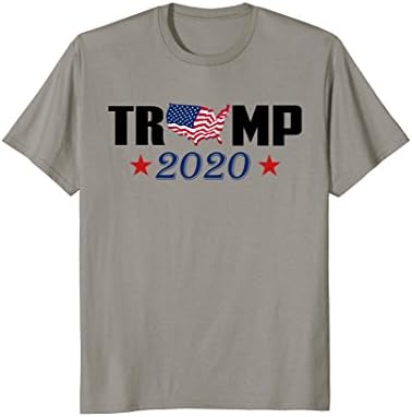 Mens Trump 2020 Shirt - Political Re-election T Shirt Tee Dark 3XL Slate