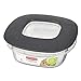 Rubbermaid Premier Food Storage Container, 1.25 Cup, Grey (6 Pack)