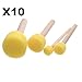 BCP 40-Pieces Assorted Size Round Sponges Brush Set, Paint Tools For Kids