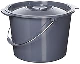 Replacement Commode bucket with Lid, 12 qt. / 2 gallon