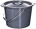 Replacement Commode bucket with Lid, 12 qt. / 2 gallon primary