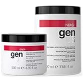 Genus Reinforcing Clay Mask - Hair Mask, Red Clay with Iron and Copper for Fine, Weak Hair - Purifies Scalp, Strengthens, Softens and Detangles, Adds Hydration and Shine - 1000ml