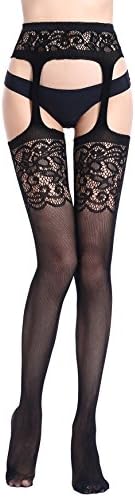 Women's Sexy Fishnet Tights Suspender Pantyhose Stockings lingerie Black