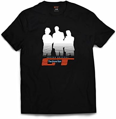 New! Official 'The Grand Tour' Presenters Silhouette T-shirt. Black. XX-Large