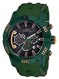 Invicta Men's Star Wars Stainless Steel Quartz Watch with Polyurethane Strap, Green, 26 (Model: 26546)