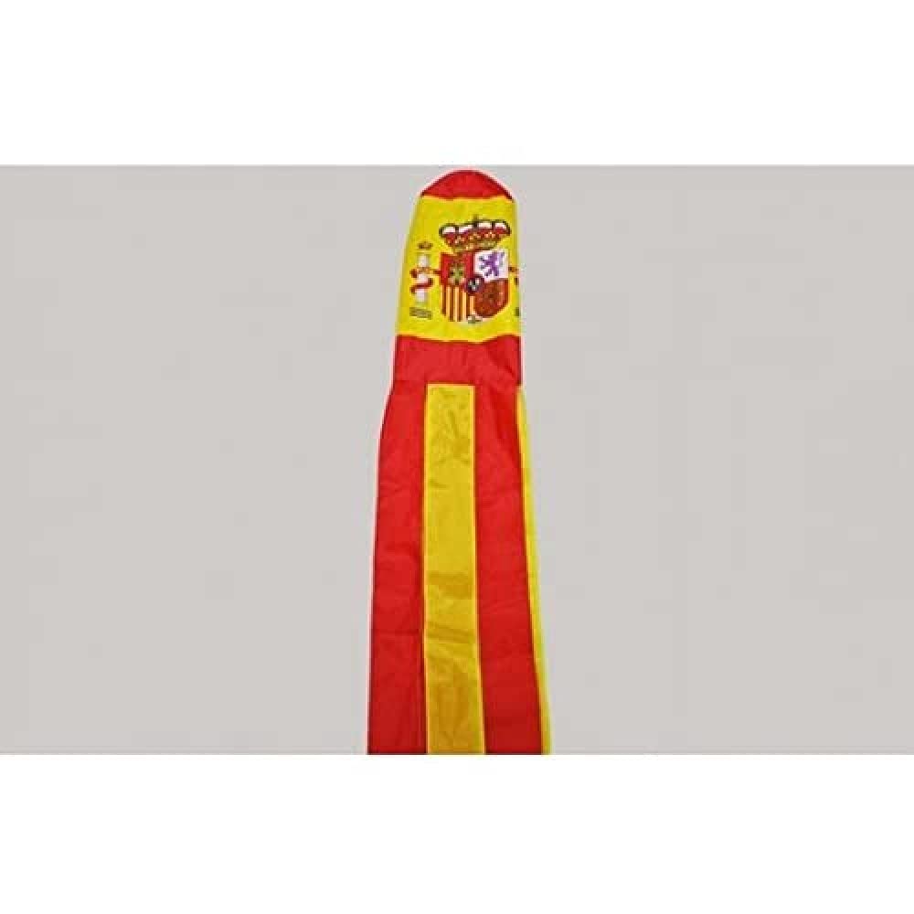 AZ FLAG - Spain Windsock 5'' - Spanish Wind Sock Flag 100% Polyester 150 cm - 5 Feets