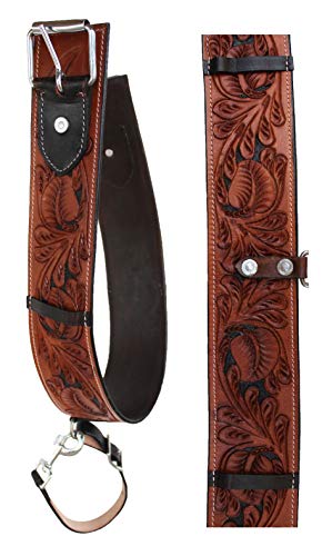 Horse Leather Handmade Western Back Cinch Girth Flank Saddle Tack 9768