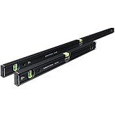 Stabila Dark Shadow Type 80-As 24 Inch &amp; 48 Inch Level Set