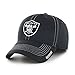 OTS NFL Oakland Raiders Men's Start Line Center Stretch Fit Hat, Black, Large/X-Large