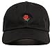 FGSS Unisex Rose Embroidered Adjustable Strapback Dad Hat Baseball Cap Mutiple Colors