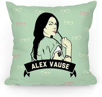 Alex Vause Square 18 x 18 inch Throw Pillow Cover for Couch Personalized Cushion Cover Pillowcase Gift for Home Sofa Bed Car Living Room Decor