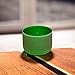 TOPFUND Green F Note Crystal Singing Bowl Heart Chakra 8 inch with Heavy Duty Carrying Case and Singing Bowl Mallet Suede Striker