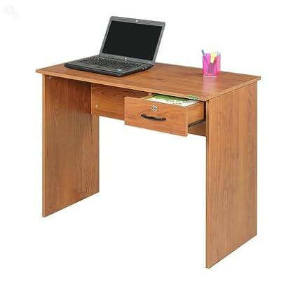 Mavi Study Table Single-Drawer With Natural Finish - Matrix (ZU-653)