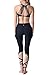 Queenie Ke Women's Yoga Pant Legging Capris String-End Workout Dance Pants Size M Color Black Pro