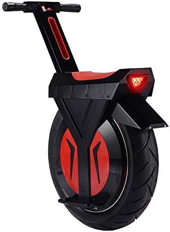 GREATY Electric Unicycle, 17" 60V / 500W, Electric Scooter, 90km with Bluetooth Speaker, E-Scooter, Gyroroue Unisex Adult, Black