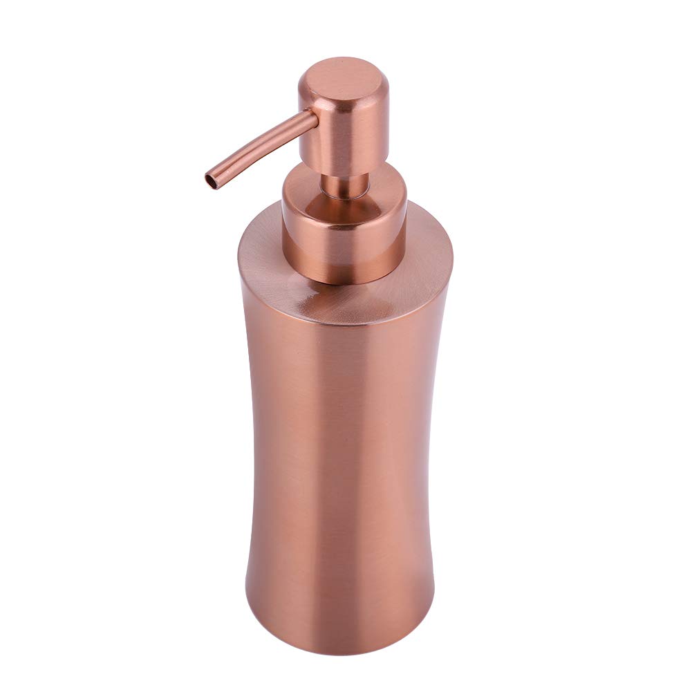 304 Stainless Steel Liquid Soap Dispenser Container Sink Liquid Soap Lotion Dispenser Pump Storage Holder Bottle for Kitchen Bathroom (250ml)