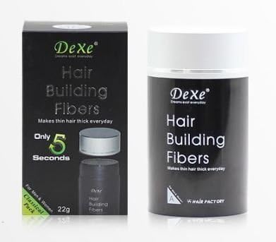 Dark Brown Hair Building Fibers Large 22g Pack Amazing New Concept to Save Money, Fibres For use by Men and Women by Hair Factory by Hair Factory