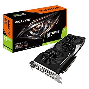 Gigabyte GeForce GTX 1660 Gaming OC 6G Graphics Card, 3X Windforce Fans, 6GB 192-bit GDDR5, Gv-N1660GAMING OC-6GD Video Card