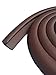 AWESOM 23.3 ft [19.7ft Edge + 12 Corners] Safety Edge & Corner Cushion Guards- Premium Childproofing Protection -COFFEE-EXTRA LONG, EXTRA DENSE,3 Packs
