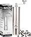 Manual Coffee Grinder with Conical Burr - Hand Bean Mill with Adjustable Settings for Espresso, French Press, Cold and Turkish Brew by Vescoware - Stainless Steel