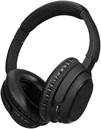 Active Noise Cancelling Bluetooth Headphones with Microphone, Wireless Over Ear ANC Studio Headset, HiFi Stereo Strong Bass Comfortable, Best 30H Playtime for TV Watching PC Computer Travel Aviation